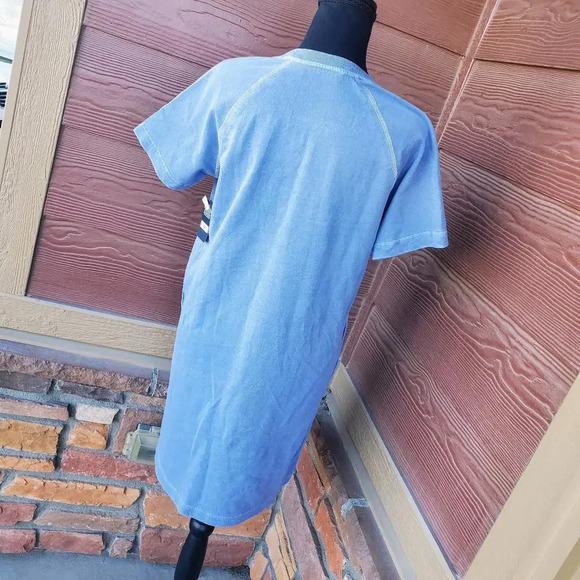 NWT LUCKY BRAND Women's Size Small Blue Sweater T-Shirt Dress - Picture 12 of 14